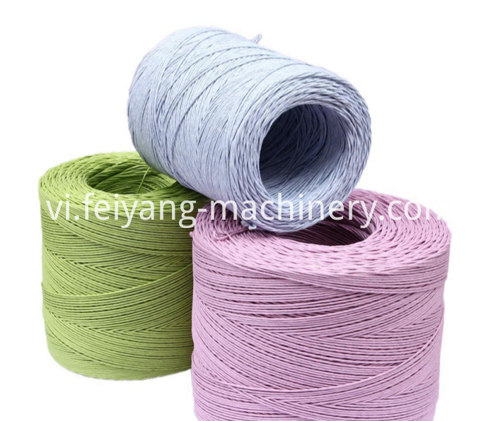 dây giấy xoắn nhiều màu sắc colorful twisted paper cord